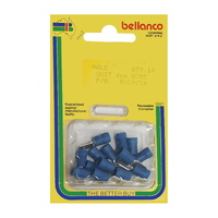 Quick Connect Blue Male Terminal 6.3mm - Pkt 14