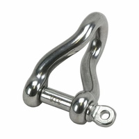 Twisted Shackle - Stainless Steel