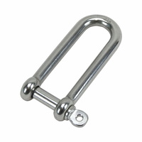 Long D Shackle Pin - Stainless Steel