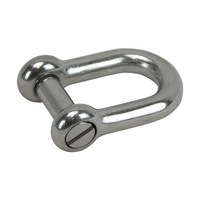 D Shackle Slot Head - Stainless Steel