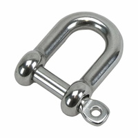 D Shackle Semi Round - Stainless Steel