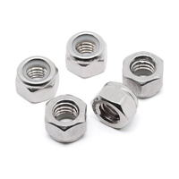 Nut Hexagonal Nylon Lock - Stainless Steel