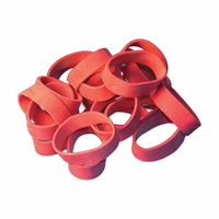 FK-SKS Brake Retainer Rubber Bands (10pr) Red