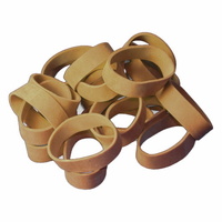 FK-SKS Brake Retainer Rubber Bands (100pr) Brown