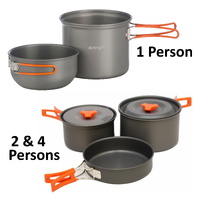 Vango Hard Anodised Cook Kit - 1, 2 or 4 Person