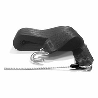Winch Part Webbing Assembly: 6m with Cable & S Hook