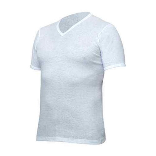 ThermaDry Thermastat Vee Neck Short Sleeve - White 101 - Small