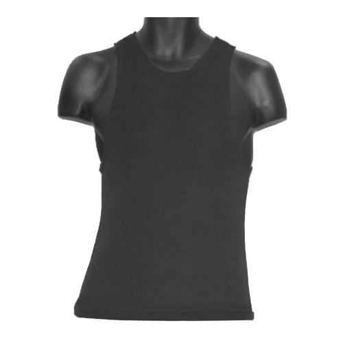 ThermaDry PP Athletic Vest Round Neck - Black - 3XL