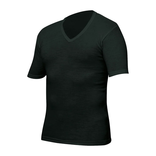 Thermerino V Neck Long Sleeve - Black 100 - Medium