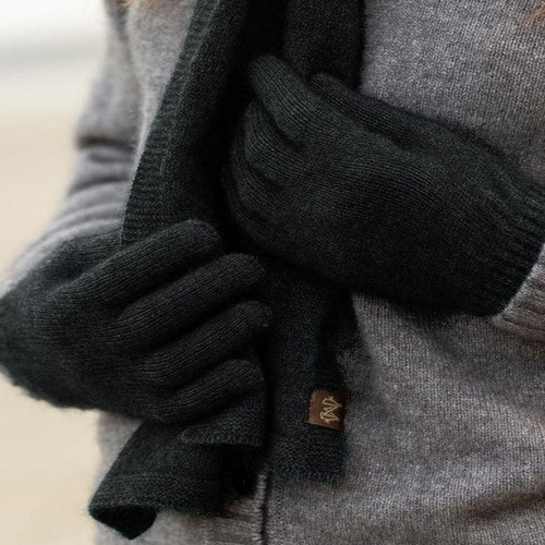 Gloves - Merino Possum by Noble Wilde - Black - XL
