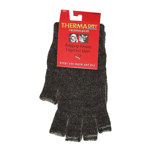 Polypropylene Possum Fingerless Glove by Weft - XS