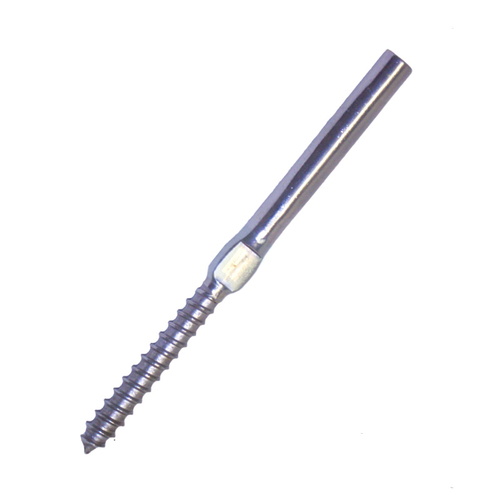 Lag Screw Terminal w/Swage Stud - Stainless Steel