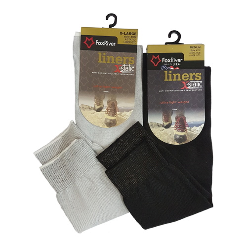 X-Static®   Over-the-calf by Fox River - Silver #7060 - XL
