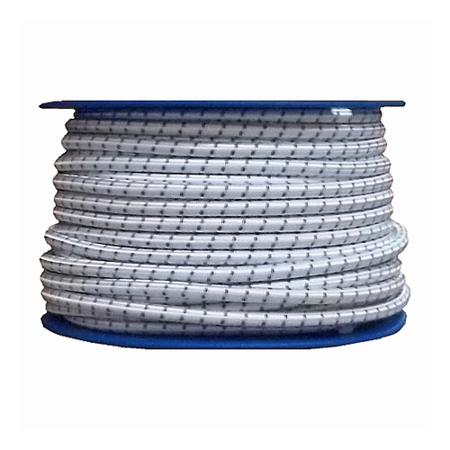 Shock Cord - White Fleck - 2mm x 200m