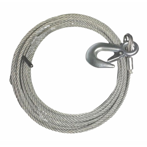 Winch Part Cable 6mm x 7.5m & Snap Hook